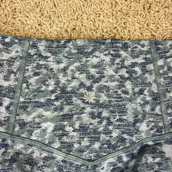 Athleta blue elevation textured 7/8 tight sz xs - Picture 7 of 8